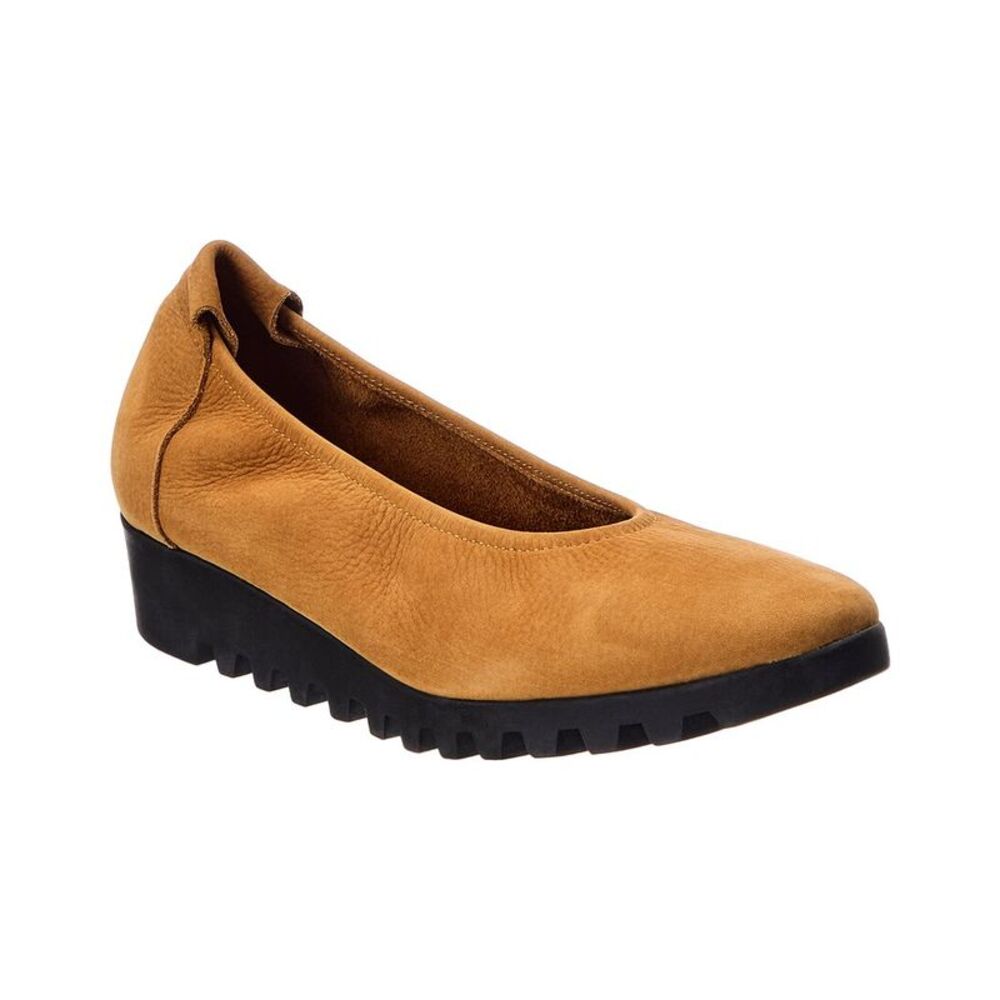 Arche Lomiss Leather Flat, Brown